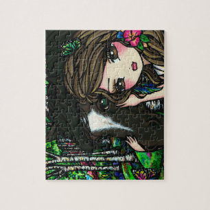 "Morgan e ama" o quebra-cabeça Hannah Lynn do