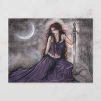Morgan Le Fay Cartão Postal de Fantasia