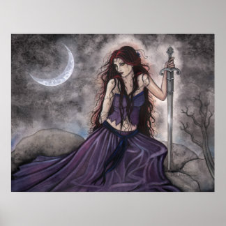 Morgan le Fay Poster por Molly Harrison