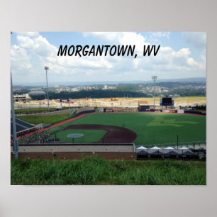 Morgantown WV de Posters de campo de basebol