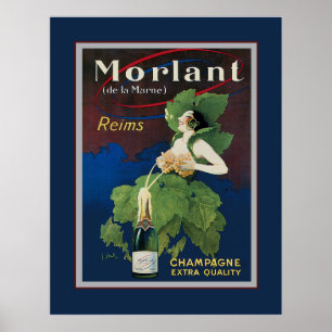 Morlant Champagne Advertisse Poster