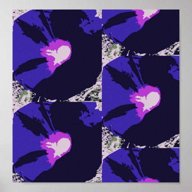 Morning Glória Flor Poster (Frente)