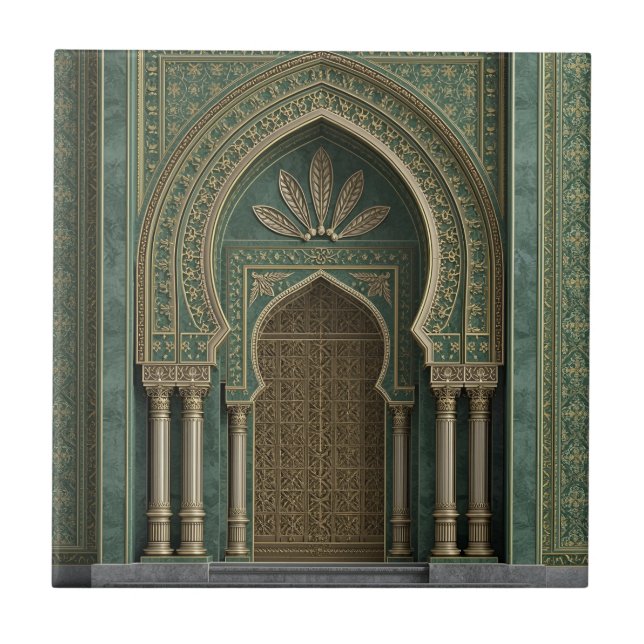 Moroccan Ceramic Tile – Decorative Home Décor  (Frente)