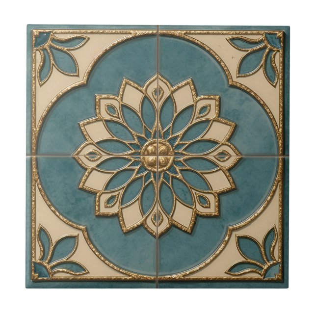 Moroccan Ceramic Tile – Decorative Home Décor  (Frente)