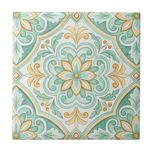 Moroccan Tile Mediterranean Home Decor (Frente)