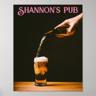 MORRA! Pub Ela Shed Poster - Adicionar Nome