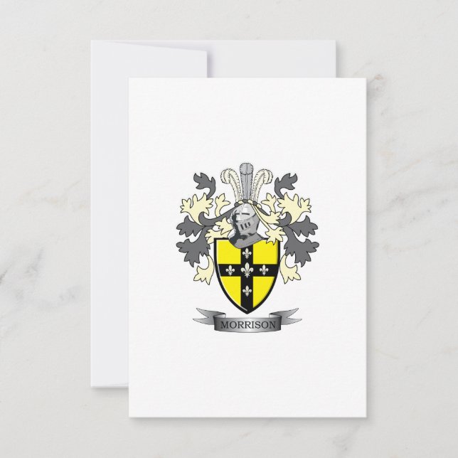 Morrison Family Crest Casaco de Armas (Frente)