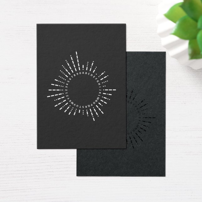 Morse Code Alphabet (Mesa)