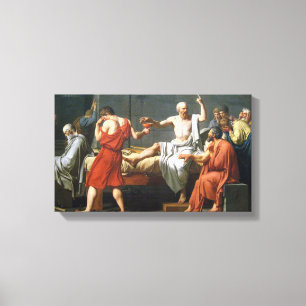 Morte de Socrates por J.L. David - no ~ das canvas