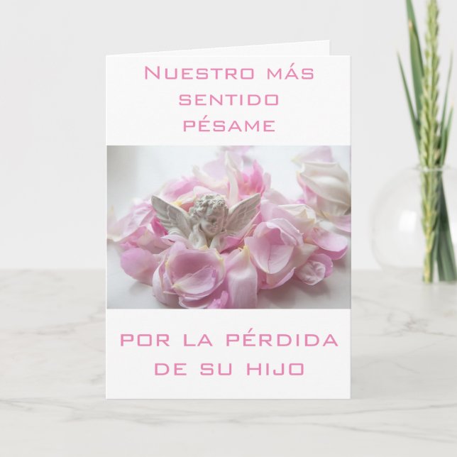 morte do cartão espanhol (Frente)