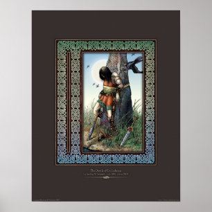Morte do poster de Cuchulainn (14x18")