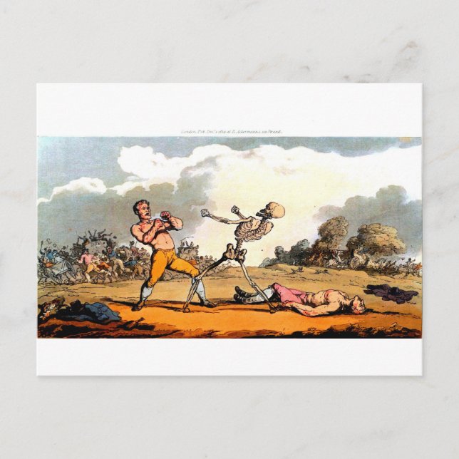 Morte e cartão postal do Boxer (Frente)