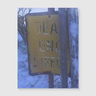 Morto End Snow Magnet