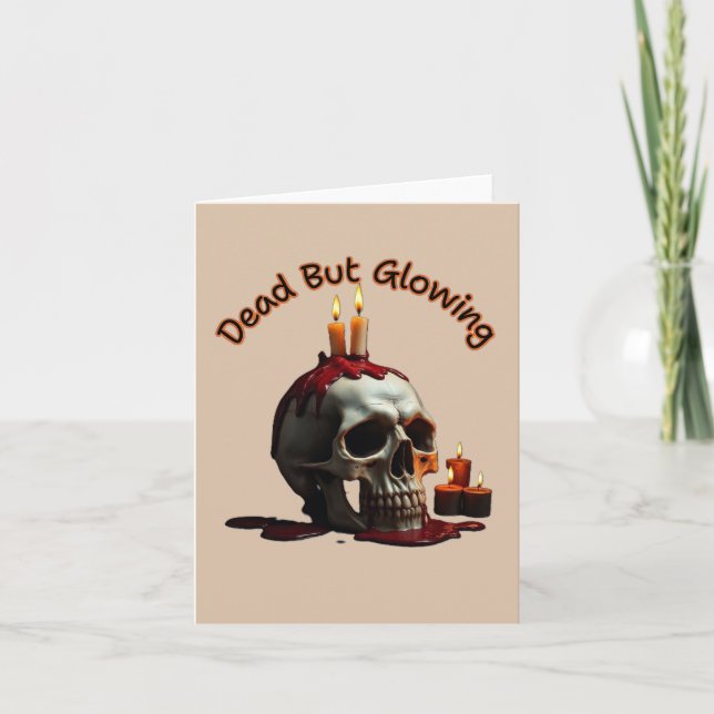 Morto Mas Reluzente – Convite de Dia de los Muerto (Frente)