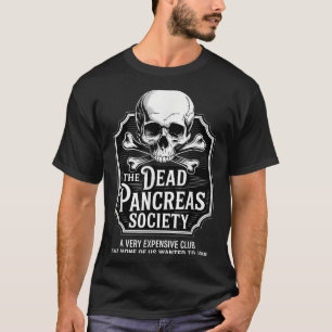 Morto Pancreas Sociedade Camisa Caveira Engraçada