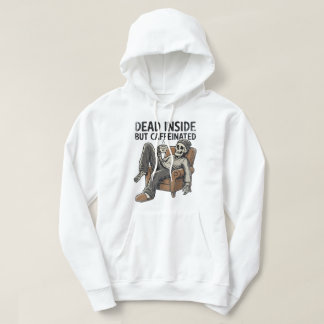 Morto por Dentro, Mas Cafeinado Camiseta Divertida