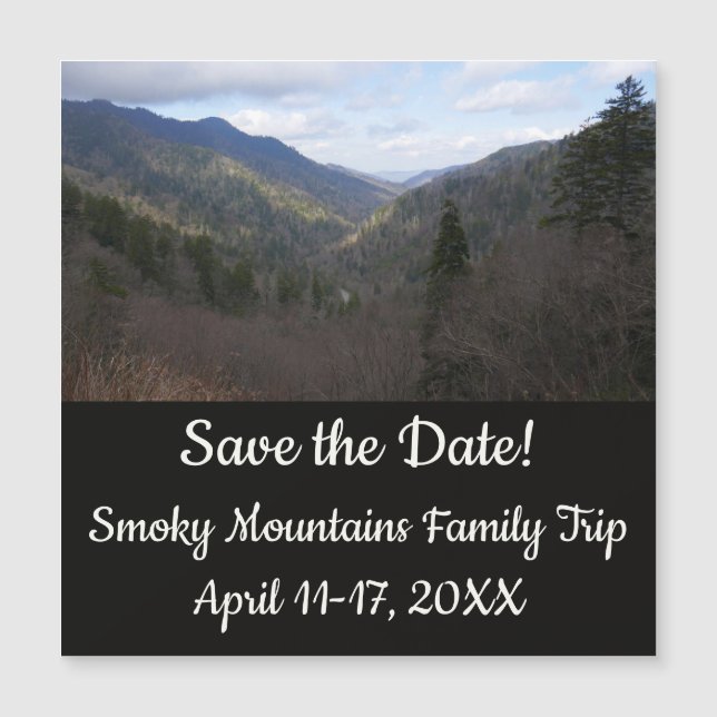 Morton Overlook nas montanhas do Enfumaçado Excele (Frente)