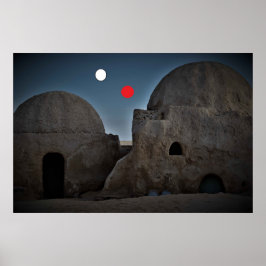 Mos Espa no planeta Tatooine Poster