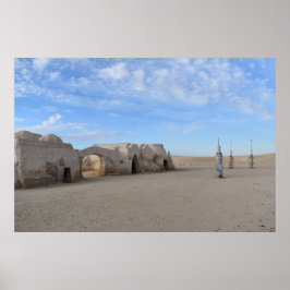 Mos Espa no planeta Tatooine Poster