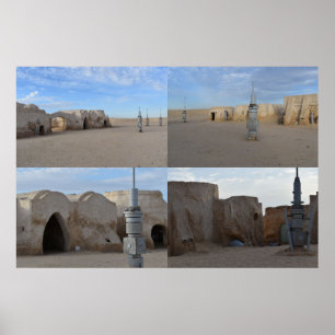 Mos Espa no planeta Tatooine Poster