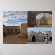 Mos Espa no planeta Tatooine Poster