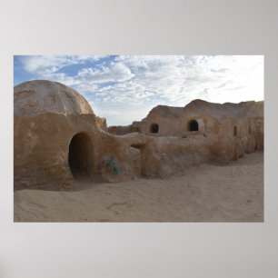 Mos Espa no planeta Tatooine Poster