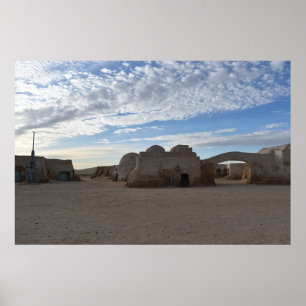 Mos Espa no planeta Tatooine Poster