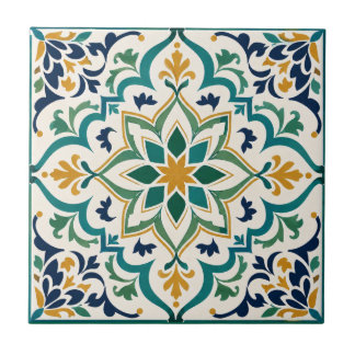 Mosaico Andaluz Argelino Luxo Geométrico