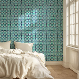 Mosaico Azul e Teal Inspirado