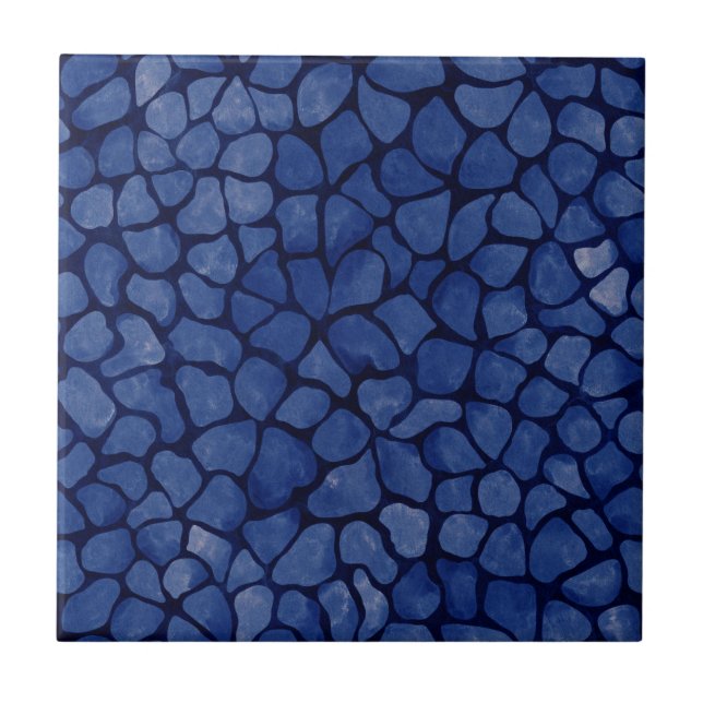 Mosaico Azul Escuro (Frente)