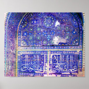 Mosaico Azul - Poster de Fotografia Colorido 1911