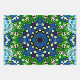 Mosaico Blue Hippie Boho Mandala