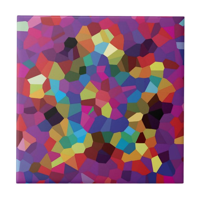 Mosaico colorido da estrela (Frente)