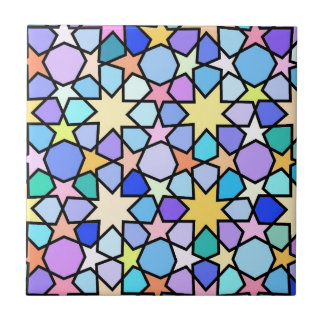 Mosaico Colorido da Estrela do Marrocos