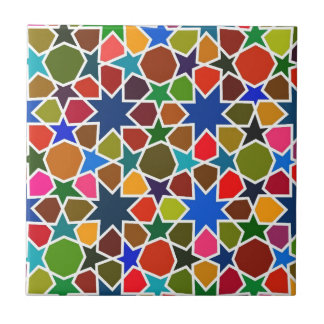 Mosaico Colorido da Estrela do Marrocos