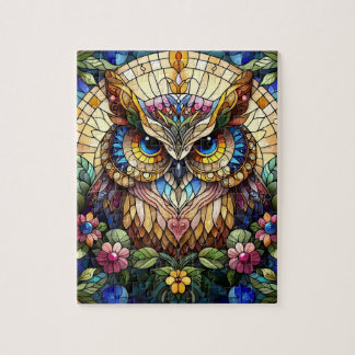 Mosaico - Coruja - Quebra-cabeça