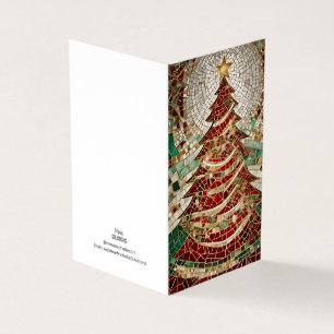 Mosaico da Árvore de Natal do Tema de Férias