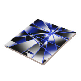 Mosaico de Desenho Mecânico de Cor do Gradiente Az