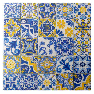 Mosaico de Maiolica Portuguesa Azulejo Mediterrâne