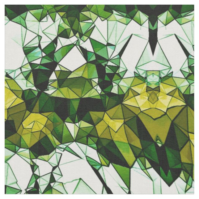 Mosaico de pedra verde tecido modelado (Detalhe)
