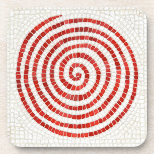 MOSAICO DE RODINHA DE plástico duro Porta-copos