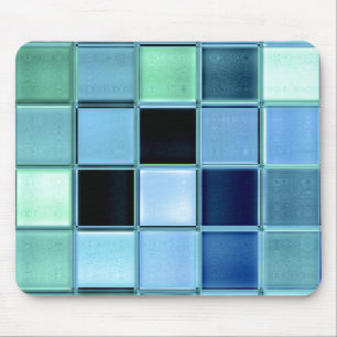 Mosaico de vidro Mousepad do azulejo de