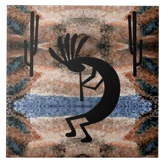 Mosaico do Deserto de Kokopelli, a sudoeste, 6" (Frente)