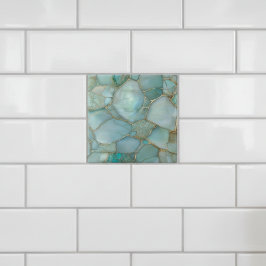 Mosaico Dourado Agata Aqua Costeira