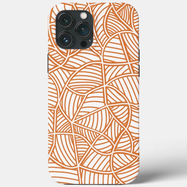 Mosaico Escuro Folheto Aleatório Laranja (Verso)