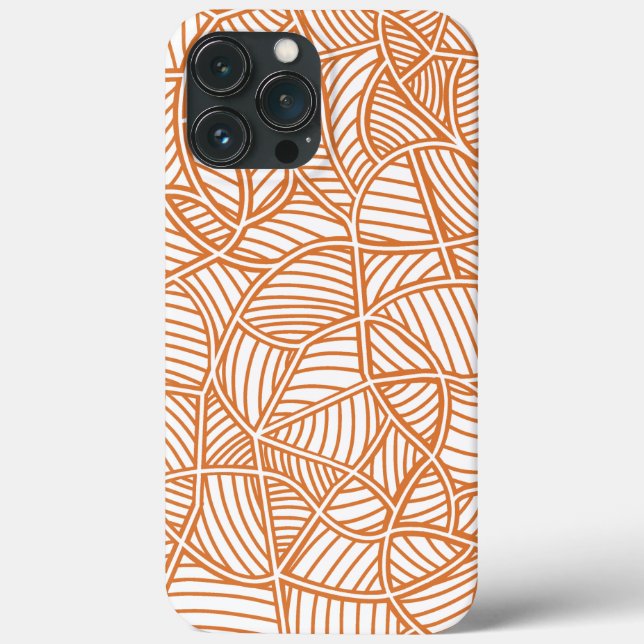 Mosaico Escuro Folheto Aleatório Laranja (Verso)