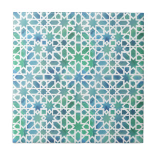 Mosaico espanhol da aguarela