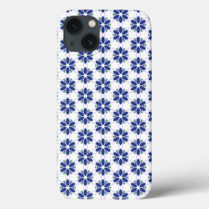 Mosaico Floral marinho Azul