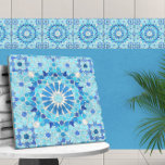 Mosaico-marroquino, Azul e Pérola<br><div class="desc">Mosaico-marroquino,  Azul e Pérola</div>