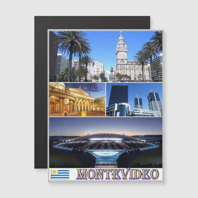 Mosaico Montevideu - Uruguai - (Frente/Verso)
